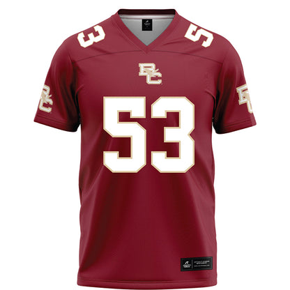 Boston College - NCAA Football : Tre Humphrey - Maroon Football Jersey-0