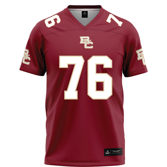 Boston College - NCAA Football : Tanner Chlupsa - Maroon Football Jersey-0
