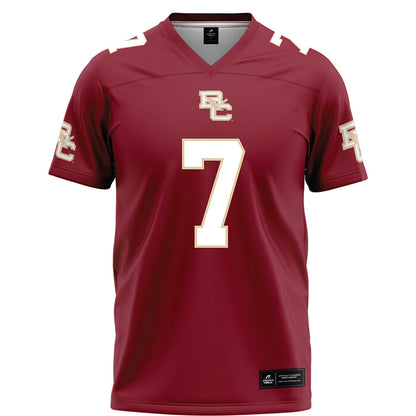 Boston College - NCAA Football : Carter Davis - Maroon Football Jersey-0