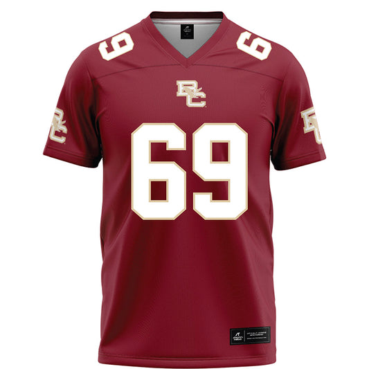 Boston College - NCAA Football : Marek Jin - Maroon Football Jersey-0