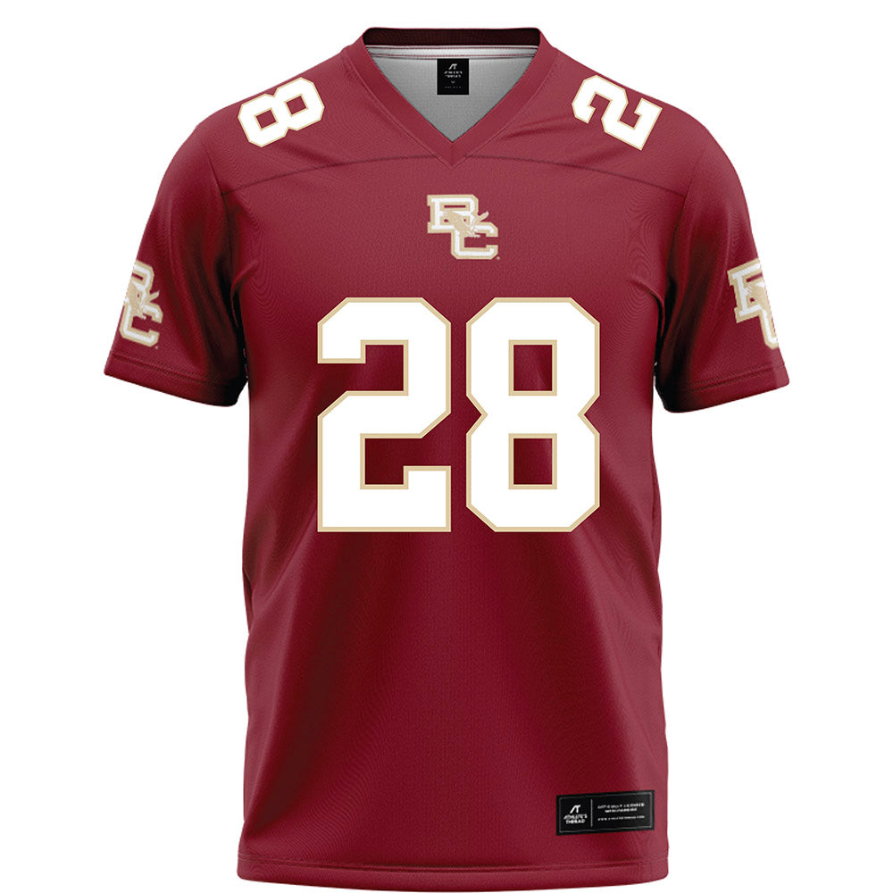 Boston College - NCAA Football : Zacari Thomas - Maroon Football Jersey-0