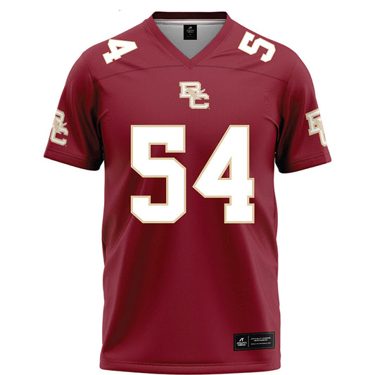 Boston College - NCAA Football : Juan Zabal - Maroon Football Jersey