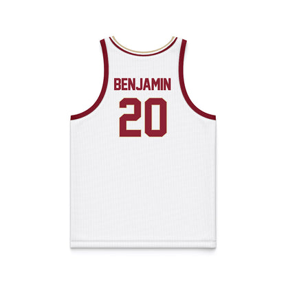 Boston College - NCAA Men's Basketball : Brandon Benjamin - White Basketball Jersey-1