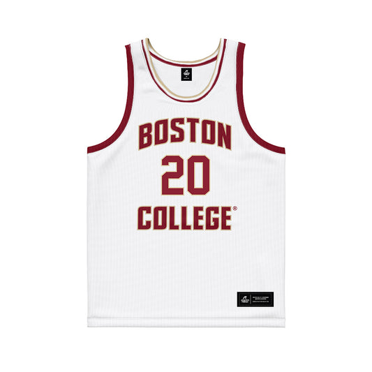 Boston College - NCAA Men's Basketball : Brandon Benjamin - White Basketball Jersey-0