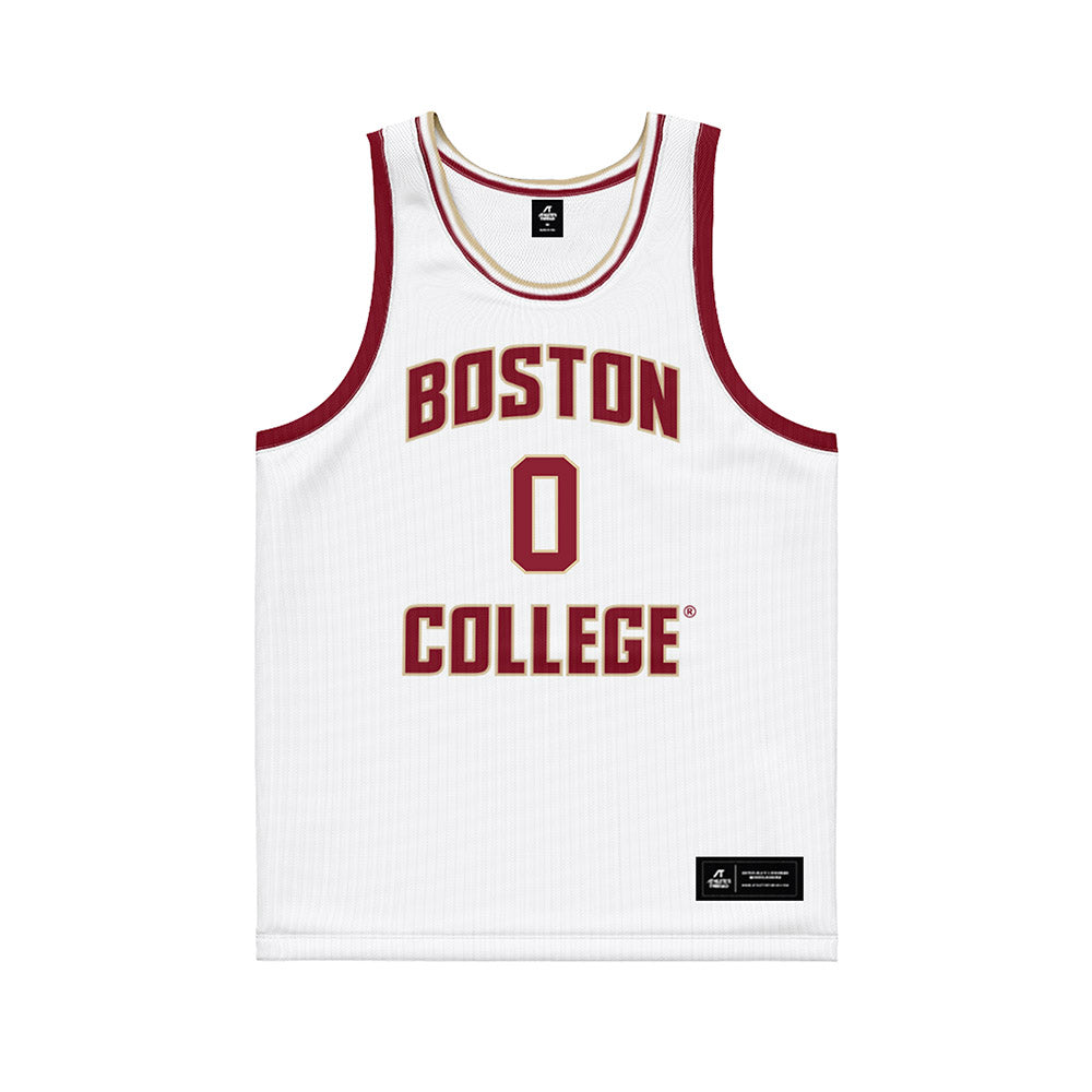 Boston College - NCAA Men's Basketball : Andrija Bukumirovic - White Basketball Jersey-0