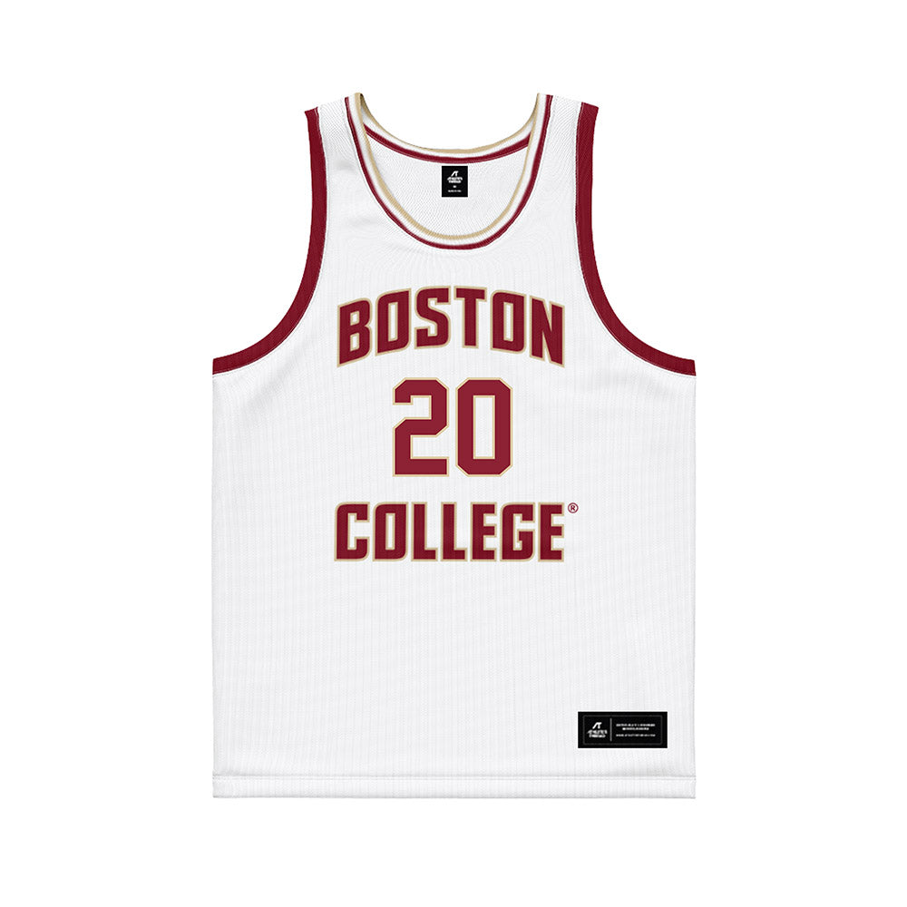 Boston College - NCAA Men's Basketball : Brandon Benjamin - White Basketball Jersey-0