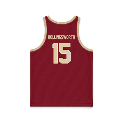 Boston College - NCAA Women's Basketball : Megan Hollingsworth - Maroon Basketball Jersey-1