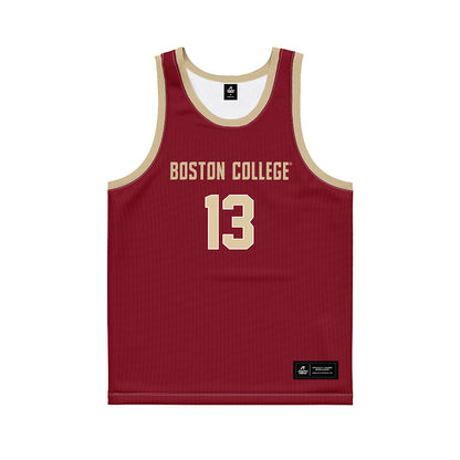 Boston College - NCAA Women's Basketball : Grace Oliver - Maroon Basketball Jersey-0