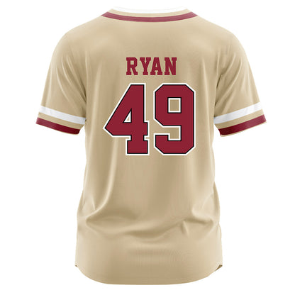 Boston College - NCAA Baseball : Brayden Ryan - Gold Jersey-1