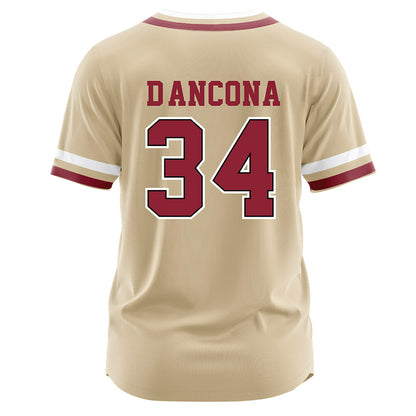 Boston College - NCAA Baseball : Luke D'Ancona - Gold Jersey-1
