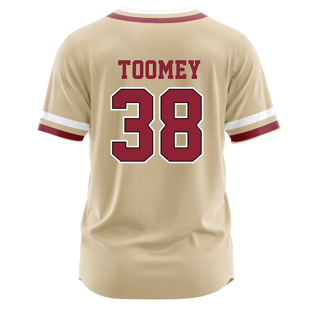 Boston College - NCAA Baseball : Jack Toomey - Gold Jersey-1