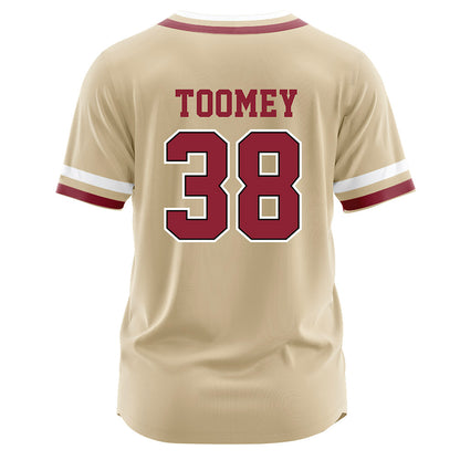Boston College - NCAA Baseball : Jack Toomey - Gold Jersey-1