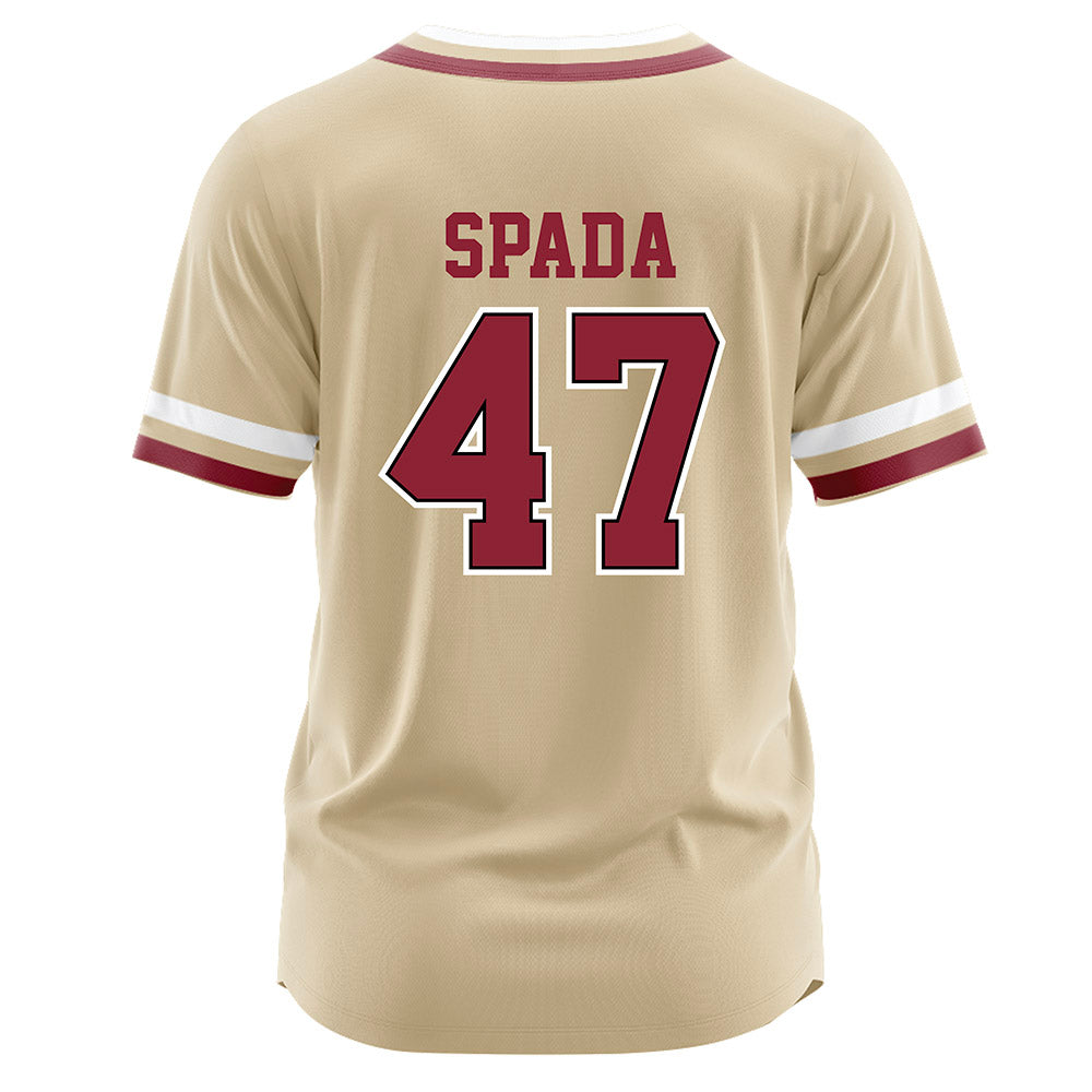 Boston College - NCAA Baseball : Matthew Spada - Gold Jersey-1