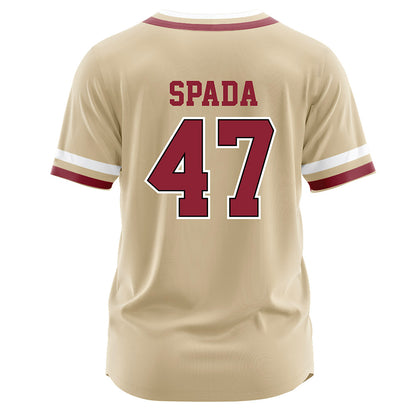 Boston College - NCAA Baseball : Matthew Spada - Gold Jersey-1