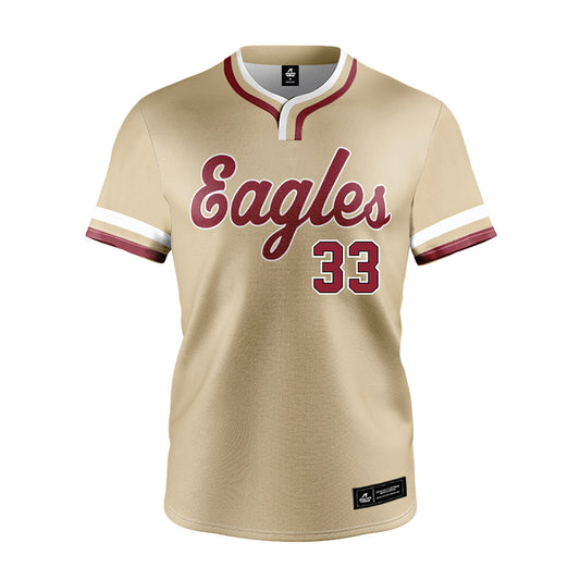 Boston College - NCAA Baseball : Logan Berenson - Gold Jersey-0