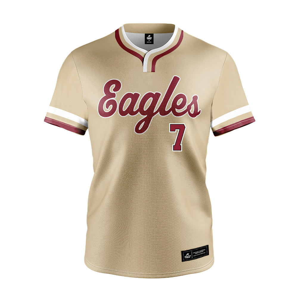 Boston College - NCAA Baseball : Esteban Garcia - Gold Jersey-0