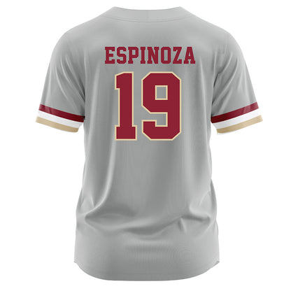 Boston College - NCAA Softball : Janis Espinoza - Grey Jersey-1