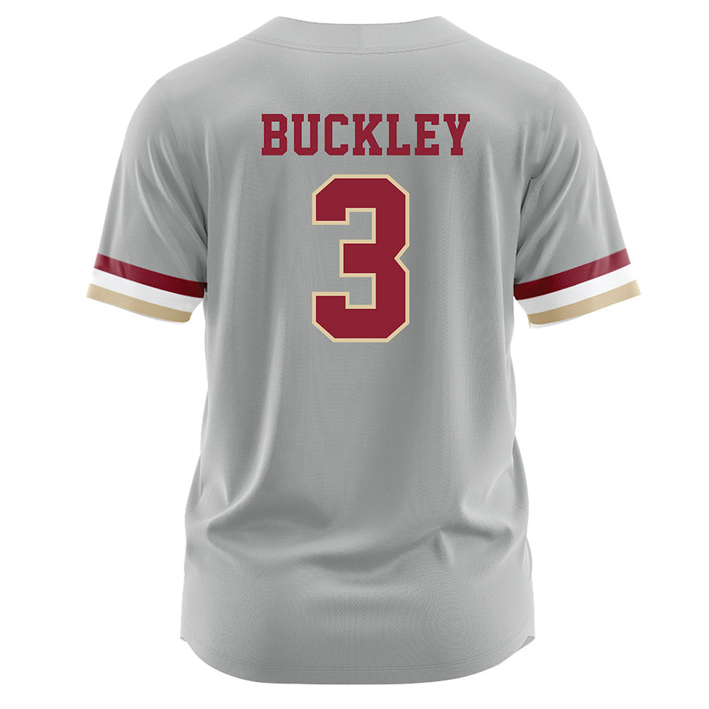 Boston College - NCAA Softball : Kiley Buckley - Grey Jersey-1