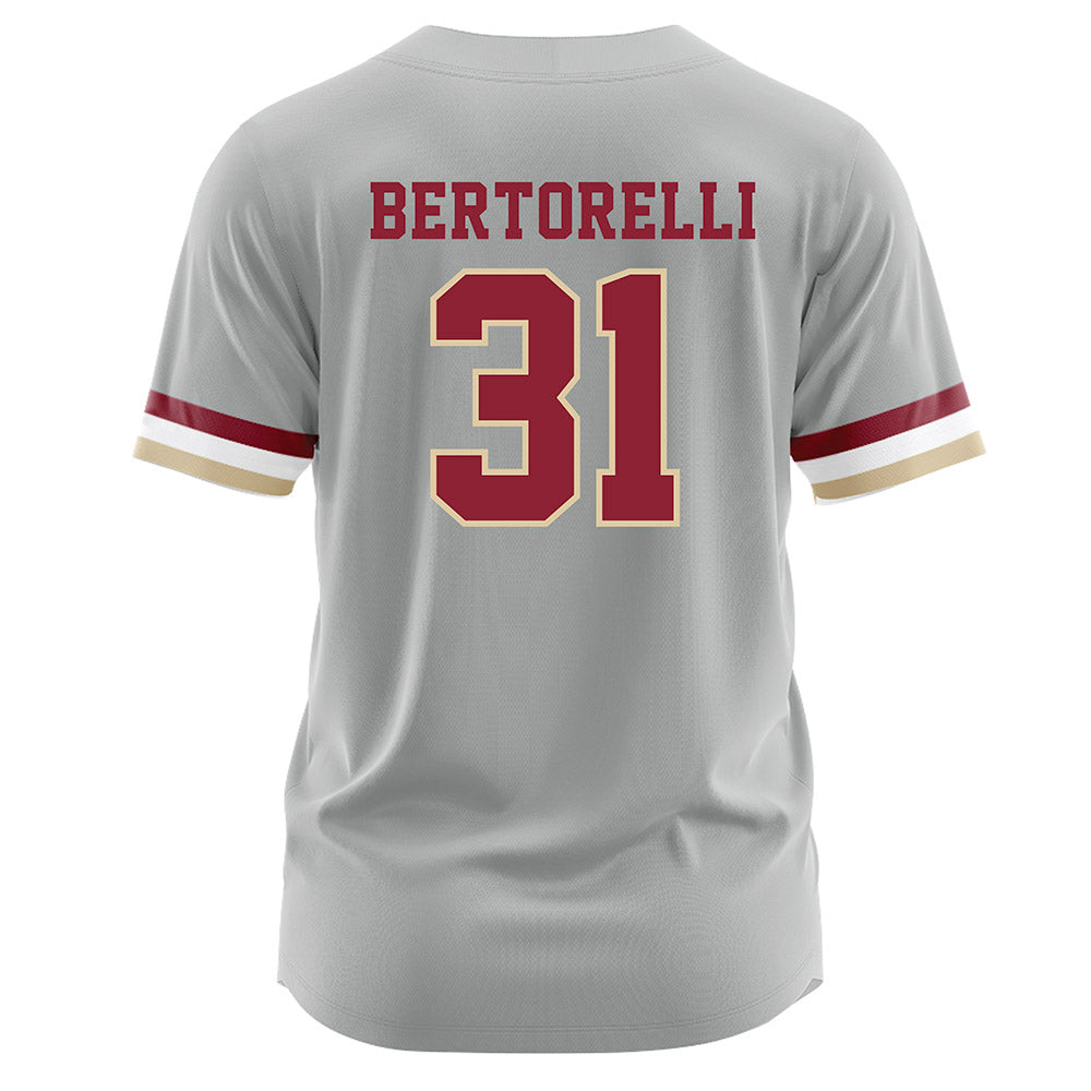 Boston College - NCAA Softball : Sophia Bertorelli - Grey Jersey-1