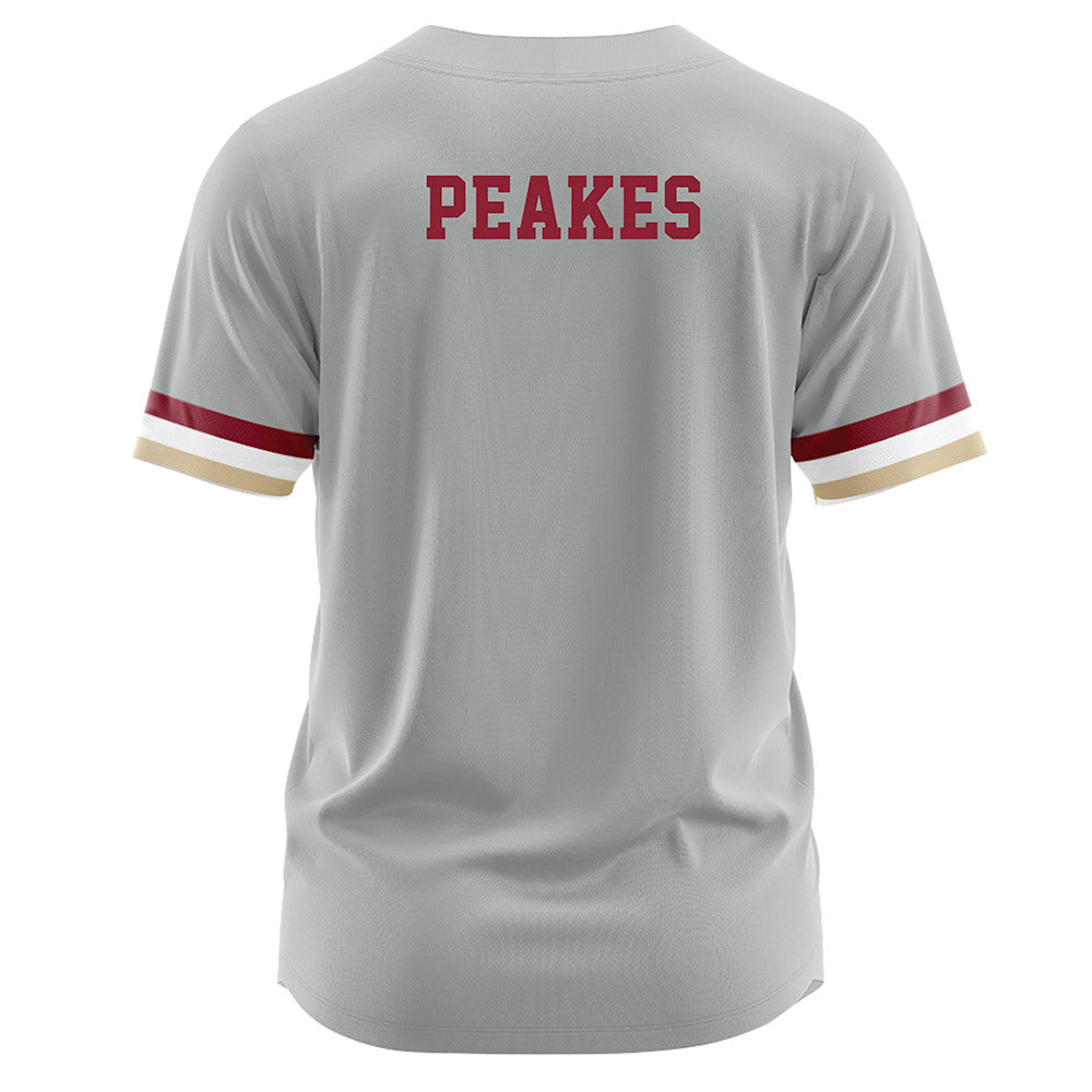 Boston College - NCAA Softball : Avery Peakes - Grey Jersey-1