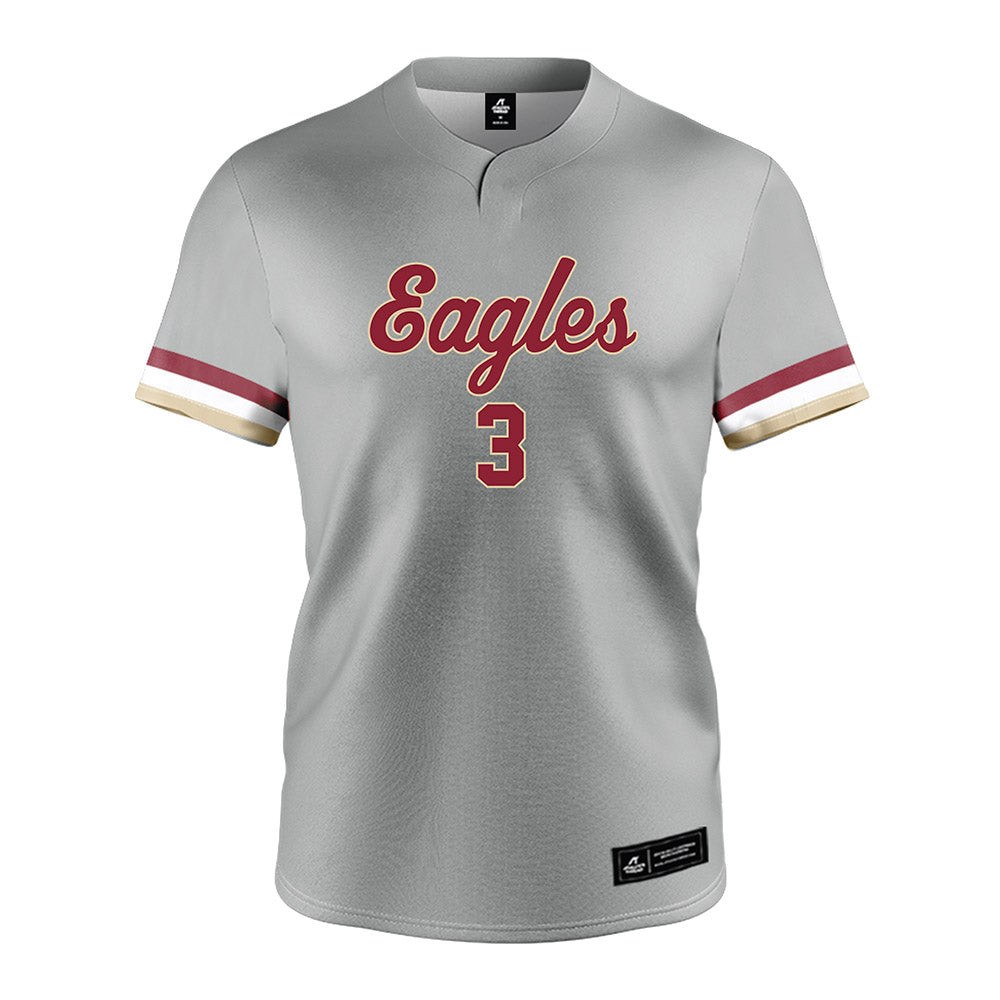 Boston College - NCAA Softball : Kiley Buckley - Grey Jersey-0