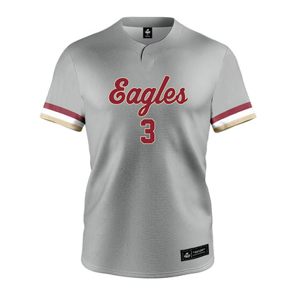 Boston College - NCAA Softball : Kiley Buckley - Grey Jersey-0