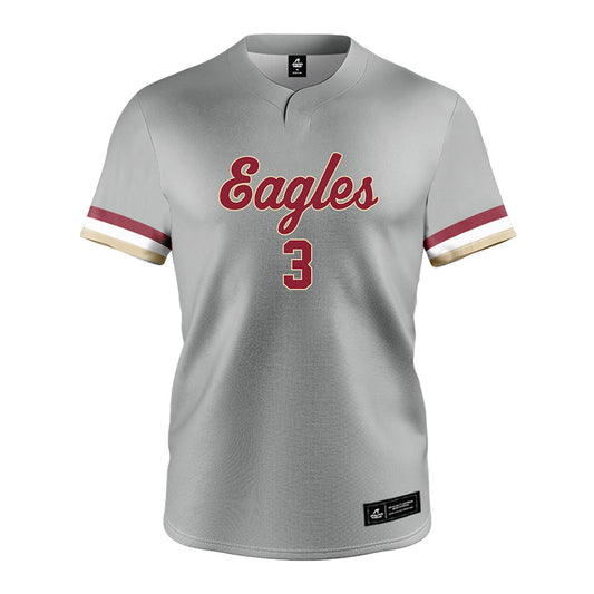 Boston College - NCAA Softball : Kiley Buckley - Grey Jersey-0