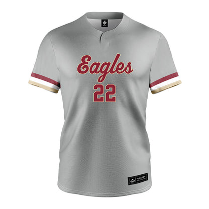 Boston College - NCAA Softball : Emily Van Cleef - Grey Jersey-0
