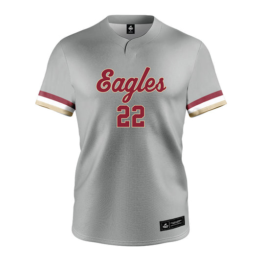 Boston College - NCAA Softball : Emily Van Cleef - Grey Jersey-0