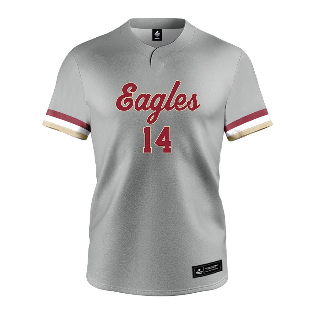 Boston College - NCAA Softball : Emma Knight - Grey Jersey-0