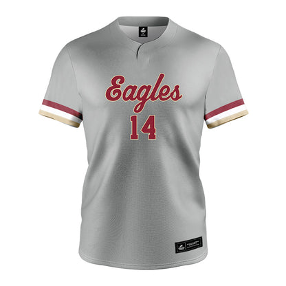 Boston College - NCAA Softball : Emma Knight - Grey Jersey-0