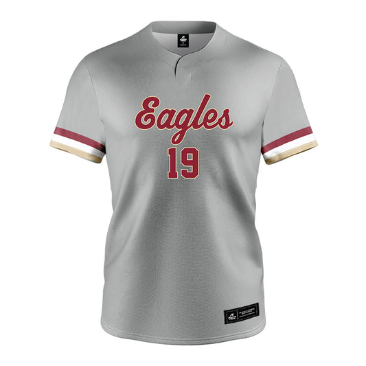 Boston College - NCAA Softball : Janis Espinoza - Grey Jersey-0