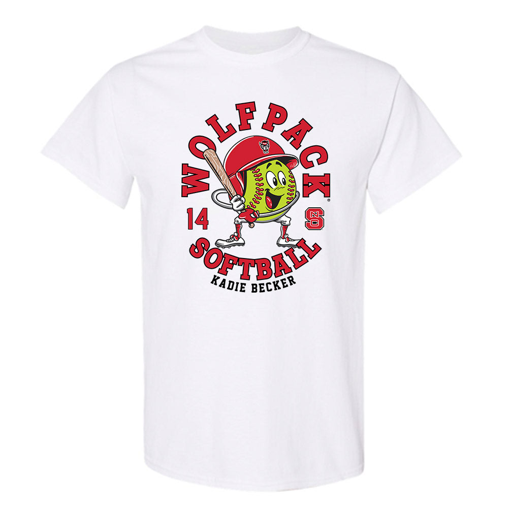 NC State - NCAA Softball : Kadie Becker - Fashion Shersey T-Shirt-0