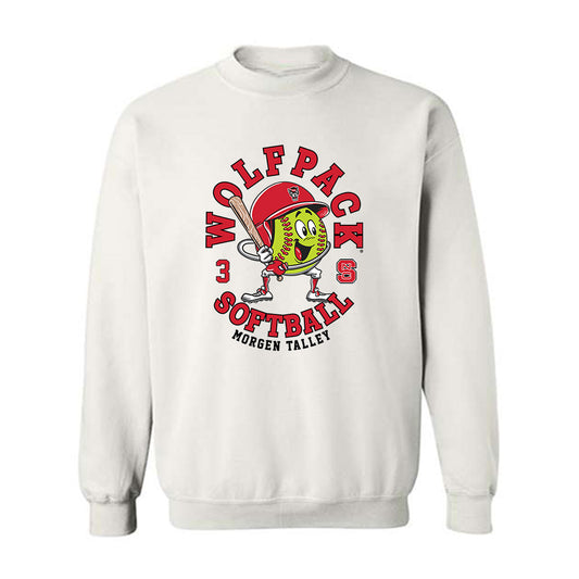 NC State - NCAA Softball : Morgen Talley - Fashion Shersey Crewneck Sweatshirt-0