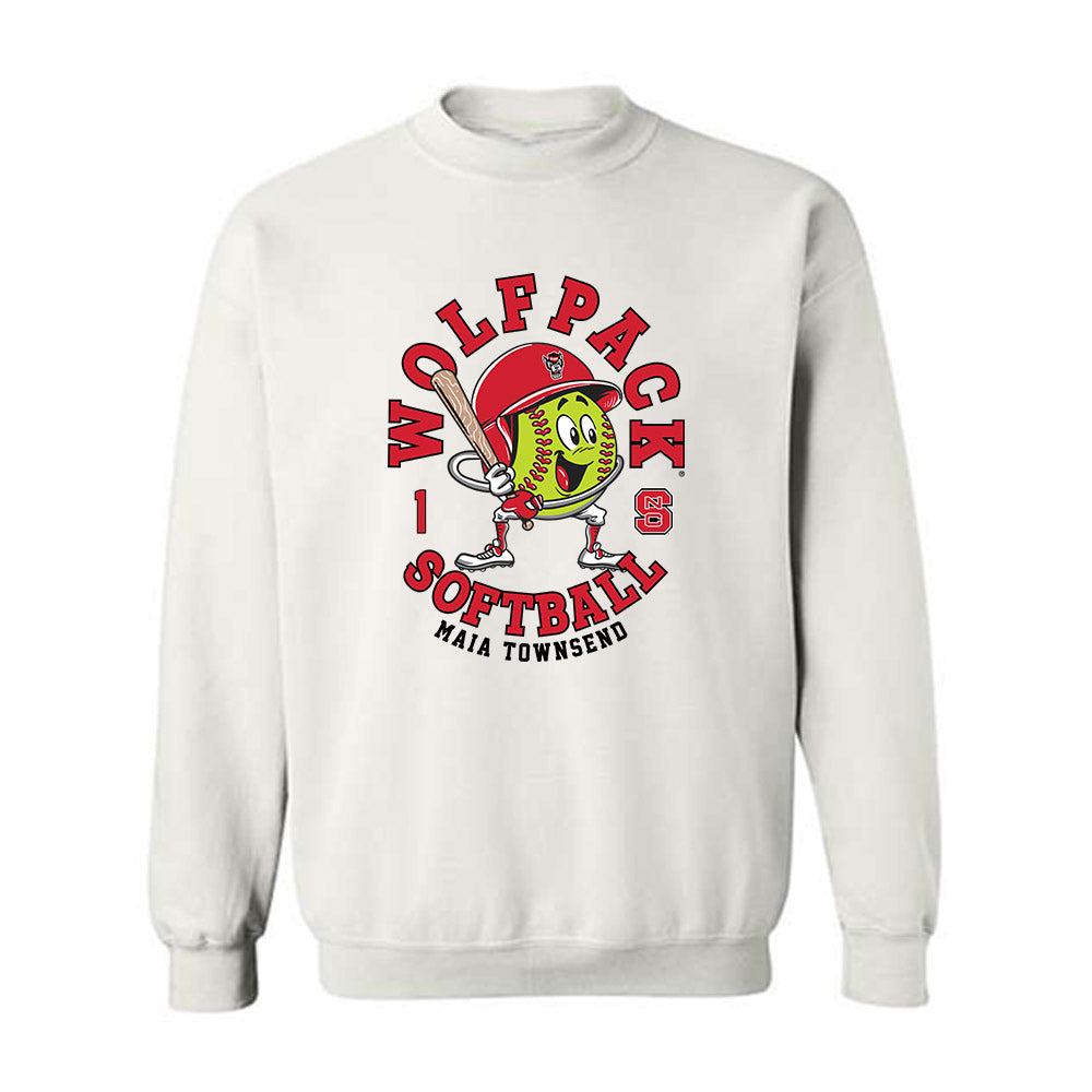 NC State - NCAA Softball : Maia Townsend - Fashion Shersey Crewneck Sweatshirt-0