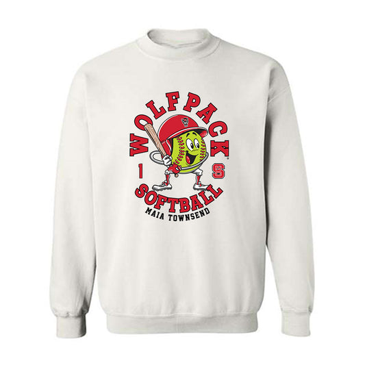 NC State - NCAA Softball : Maia Townsend - Fashion Shersey Crewneck Sweatshirt-0