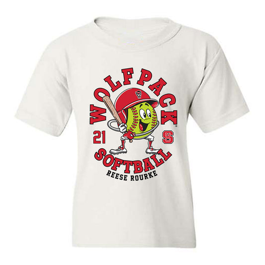 NC State - NCAA Softball : Reese Rourke - Fashion Shersey Youth T-Shirt-0