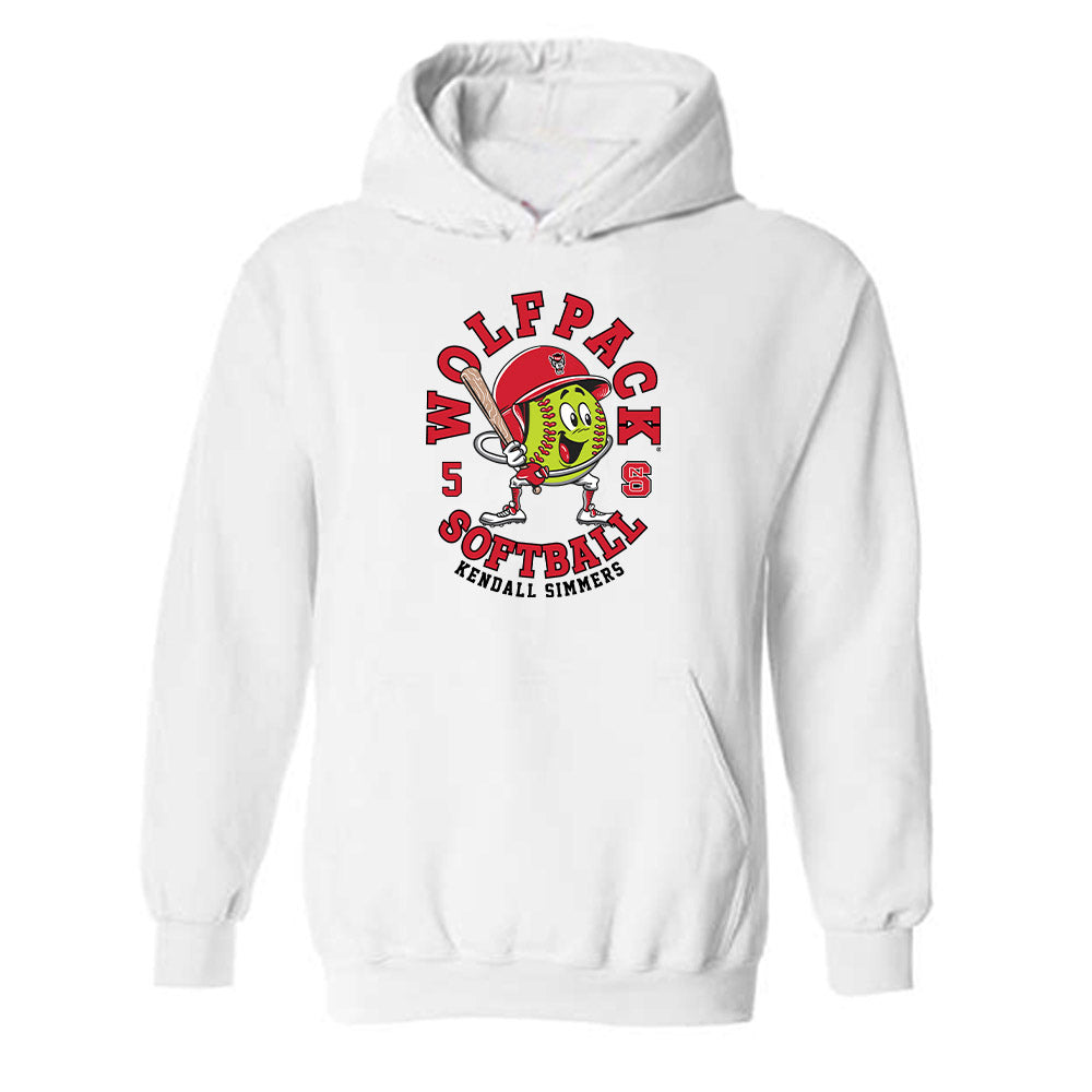 NC State - NCAA Softball : Kendall Simmers - Fashion Shersey Hooded Sweatshirt