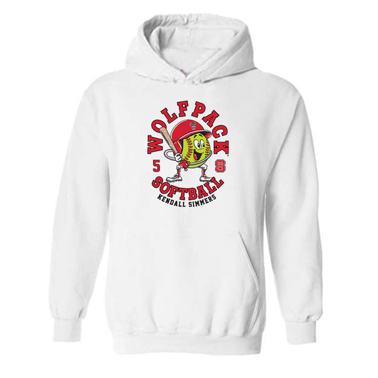 NC State - NCAA Softball : Kendall Simmers - Fashion Shersey Hooded Sweatshirt