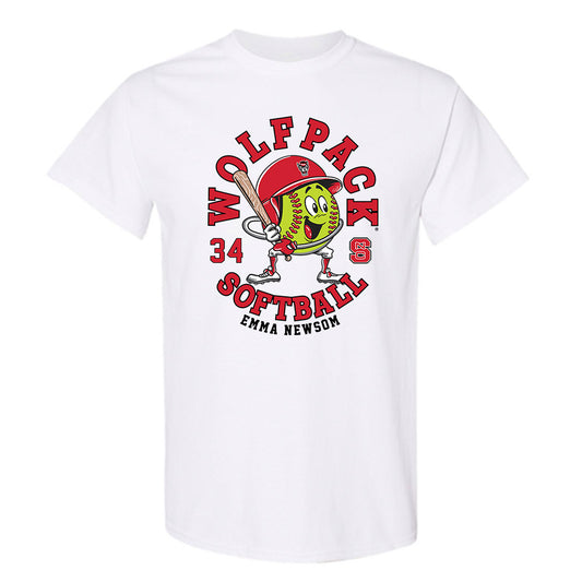 NC State - NCAA Softball : Emma Newsom - Fashion Shersey T-Shirt-0