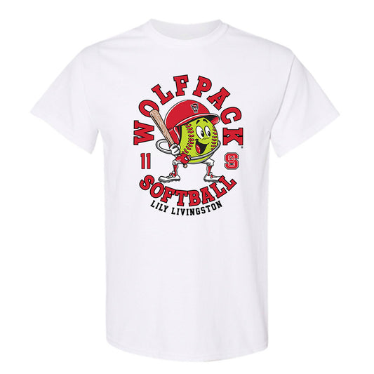 NC State - NCAA Softball : Lily Livingston - Fashion Shersey T-Shirt-0
