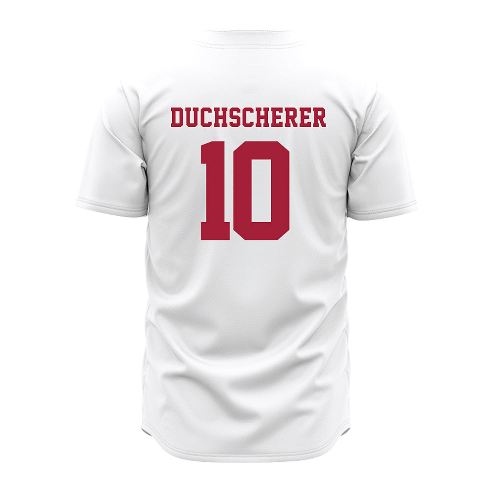 Alabama - NCAA Softball : Abby Duchscherer - White Jersey-1
