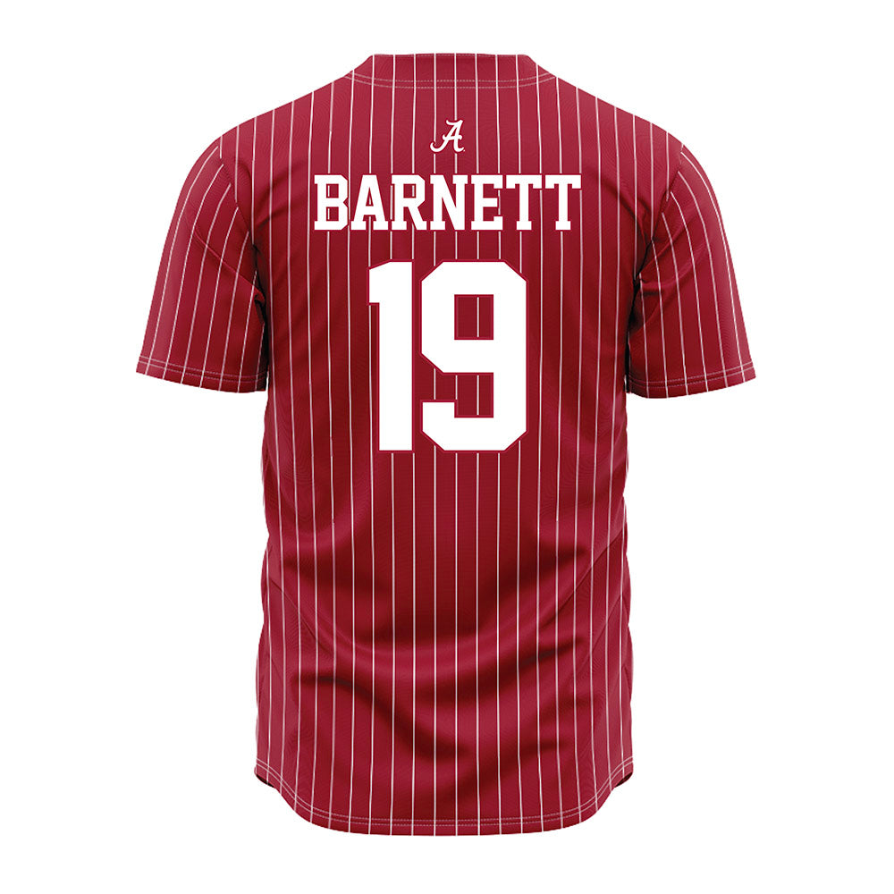 Alabama - NCAA Baseball : Caleb Barnett - Pinstripe Jersey-2