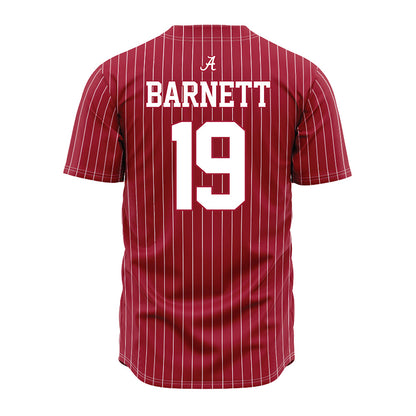Alabama - NCAA Baseball : Caleb Barnett - Pinstripe Jersey-2