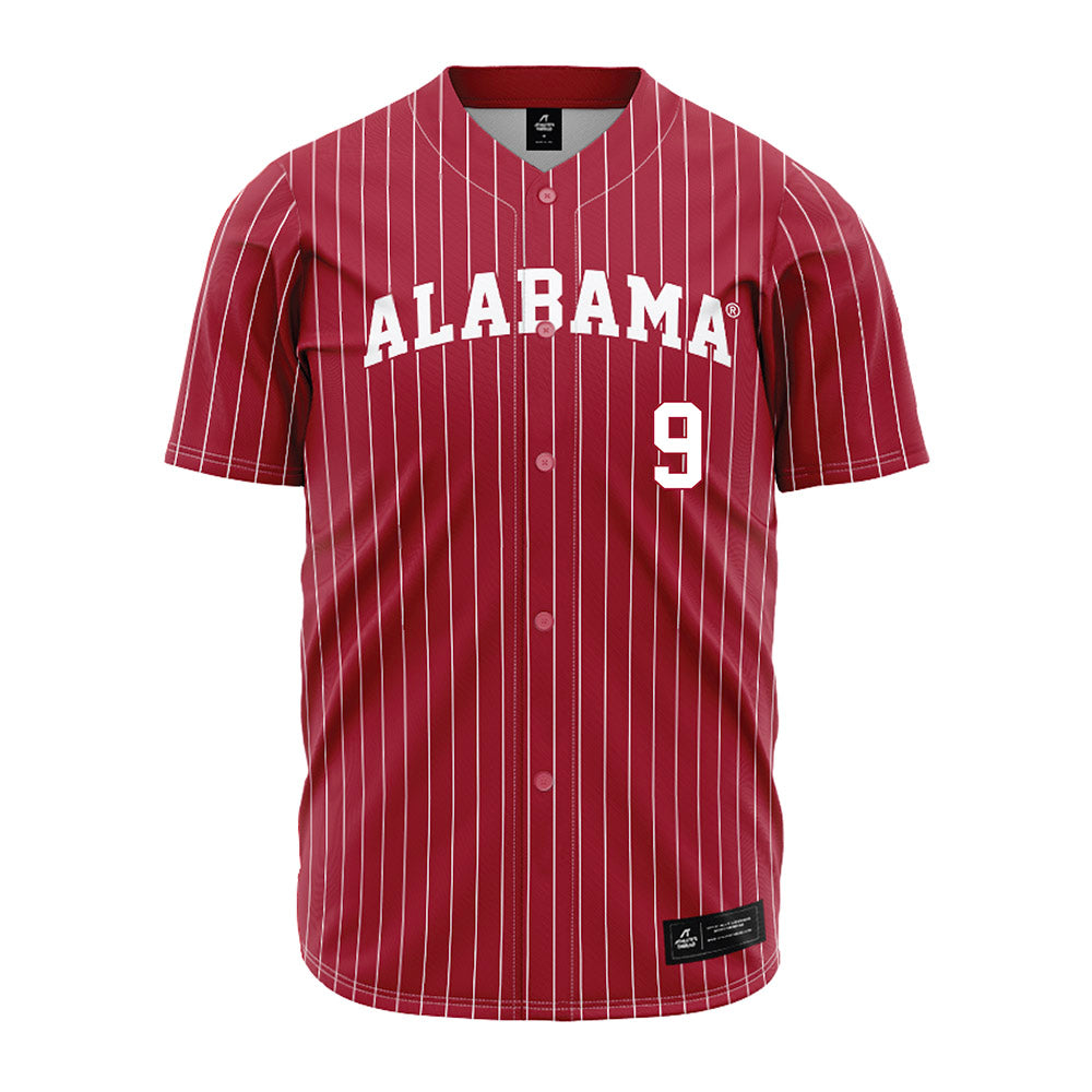 Alabama - NCAA Baseball : Bryce Fowler - Pinstripe Jersey-0