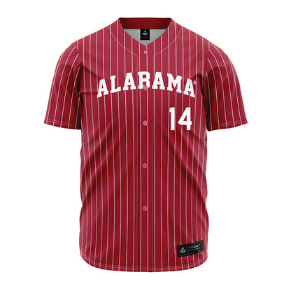 Alabama - NCAA Baseball : Peyton Steele - Pinstripe Jersey-0