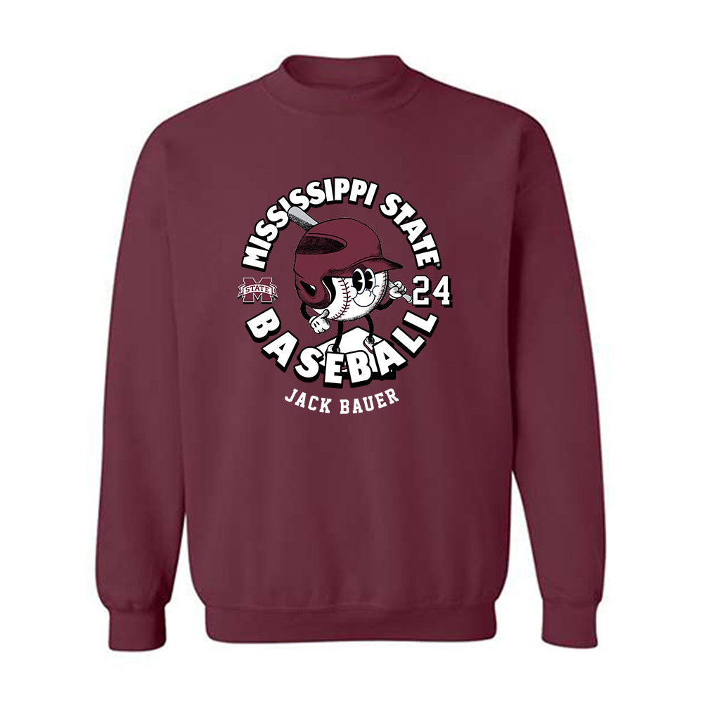 Mississippi State - NCAA Baseball : Jack Bauer - Fashion Shersey Crewneck Sweatshirt-0
