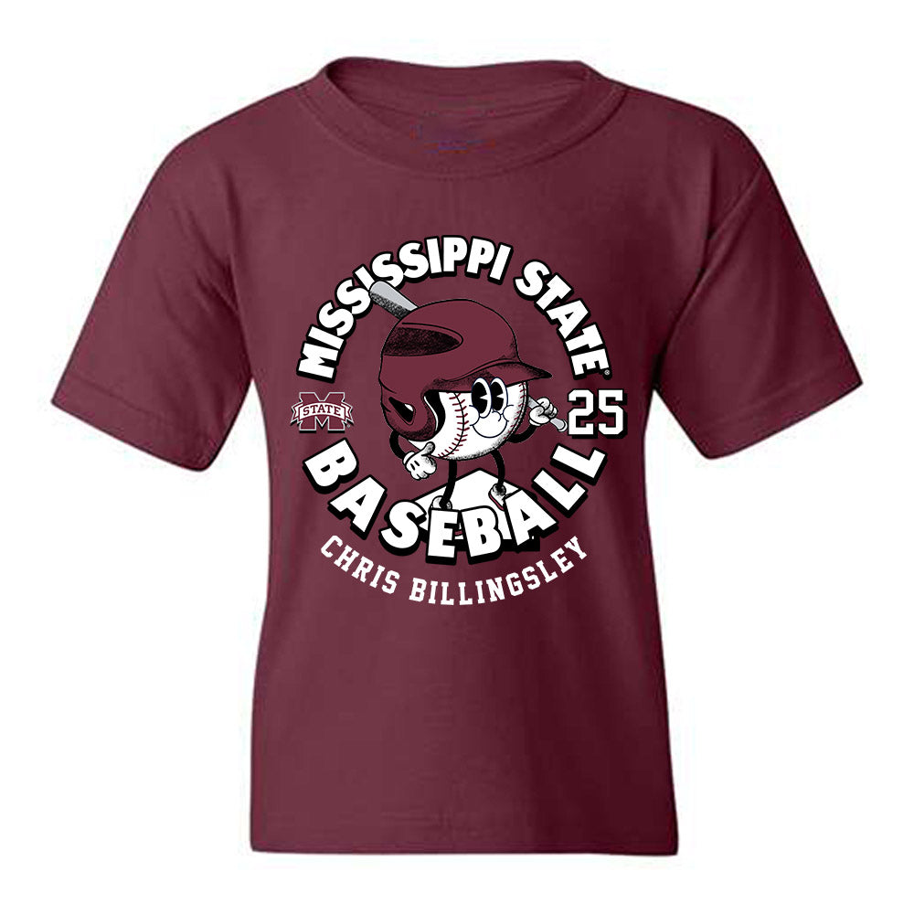 Mississippi State - NCAA Baseball : Chris Billingsley - Fashion Shersey Youth T-Shirt-0