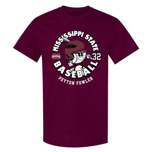 Mississippi State - NCAA Baseball : Peyton Fowler - Fashion Shersey T-Shirt-0