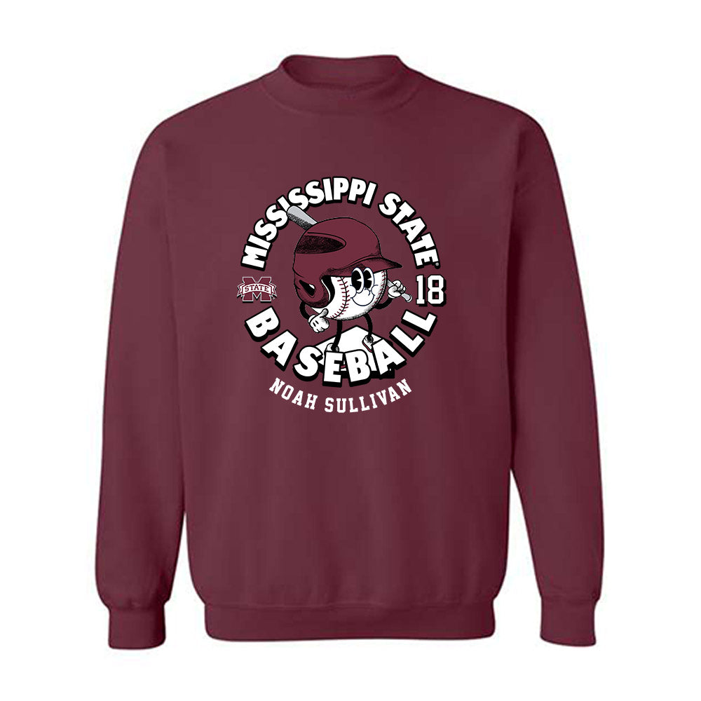 Mississippi State - NCAA Baseball : Noah Sullivan - Fashion Shersey Crewneck Sweatshirt-0